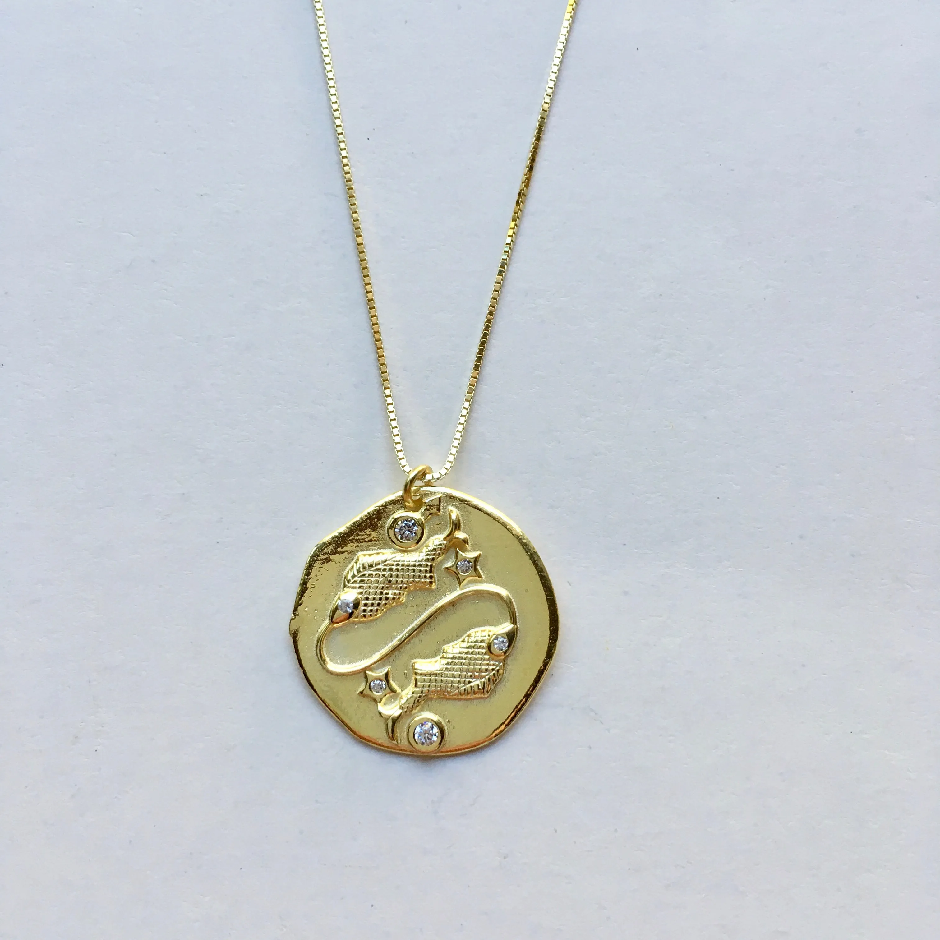 Sterling silver Astrology necklace, choose your zodiac sign!