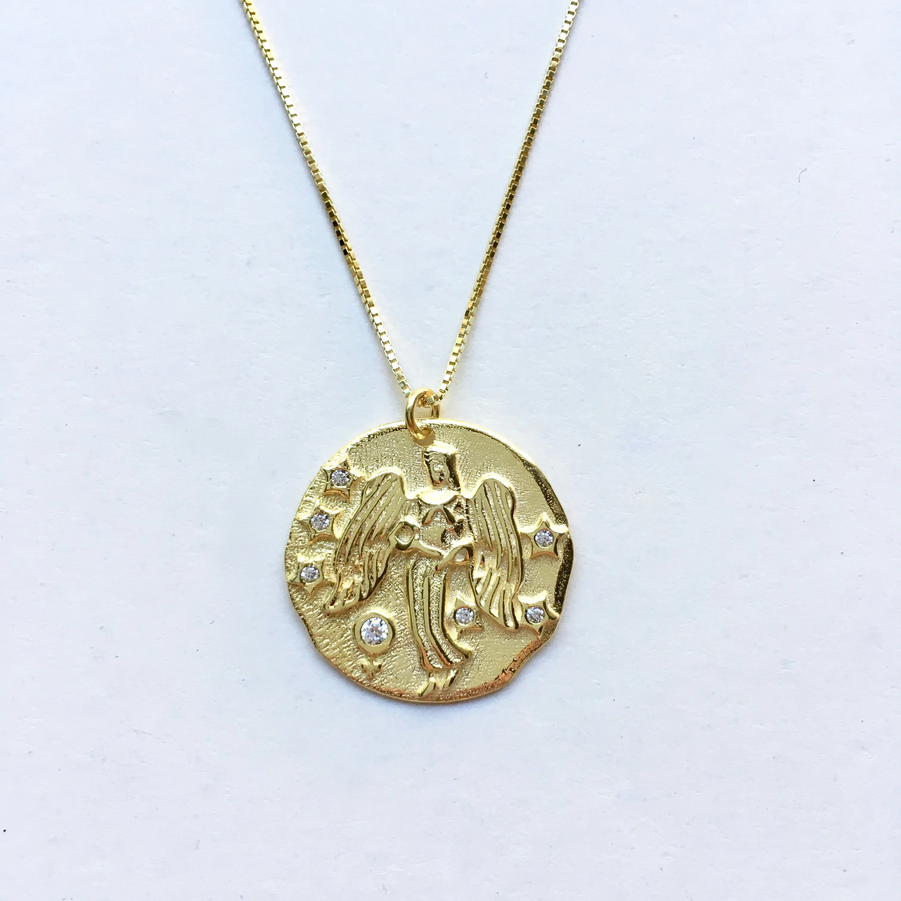 Sterling silver Astrology necklace, choose your zodiac sign!