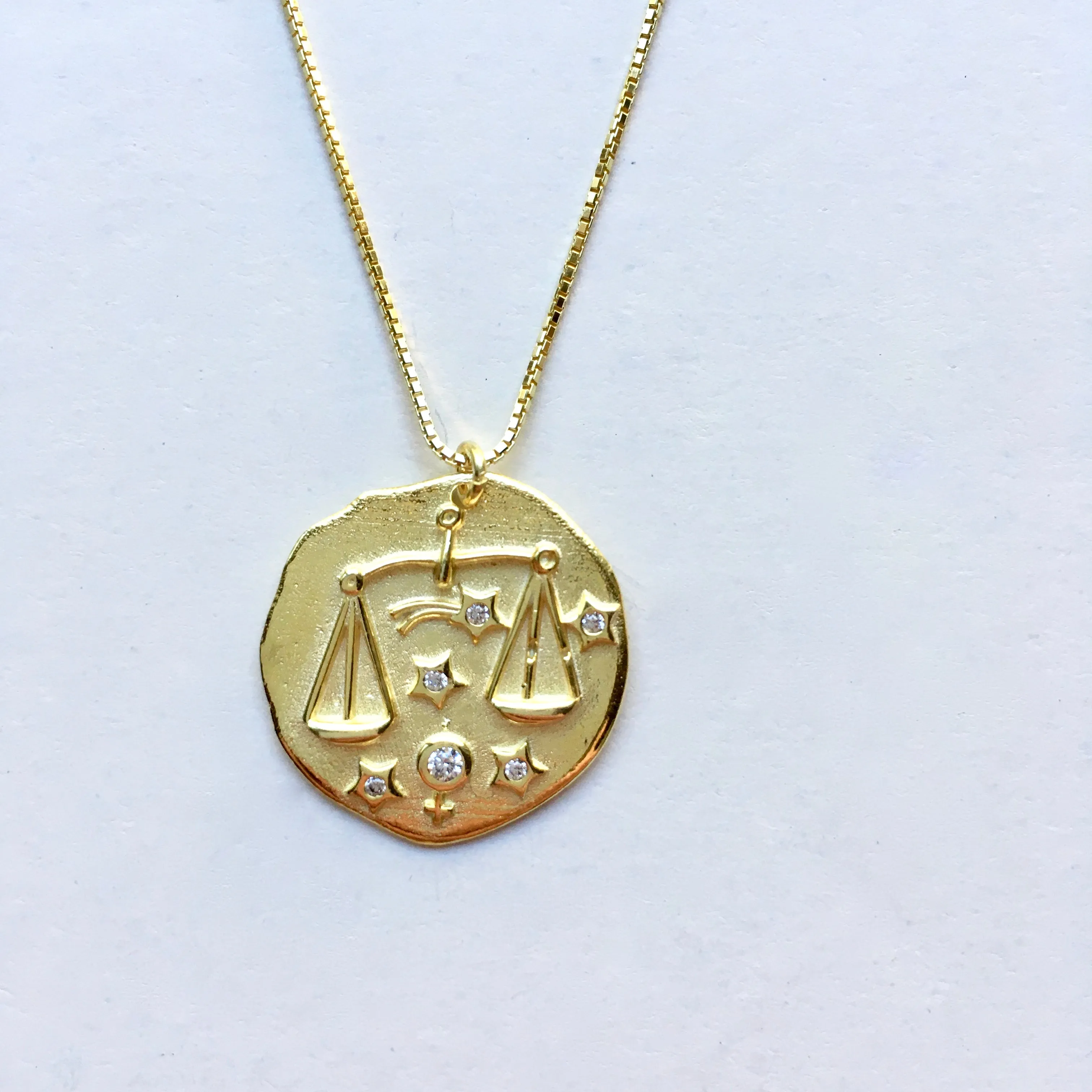 Sterling silver Astrology necklace, choose your zodiac sign!