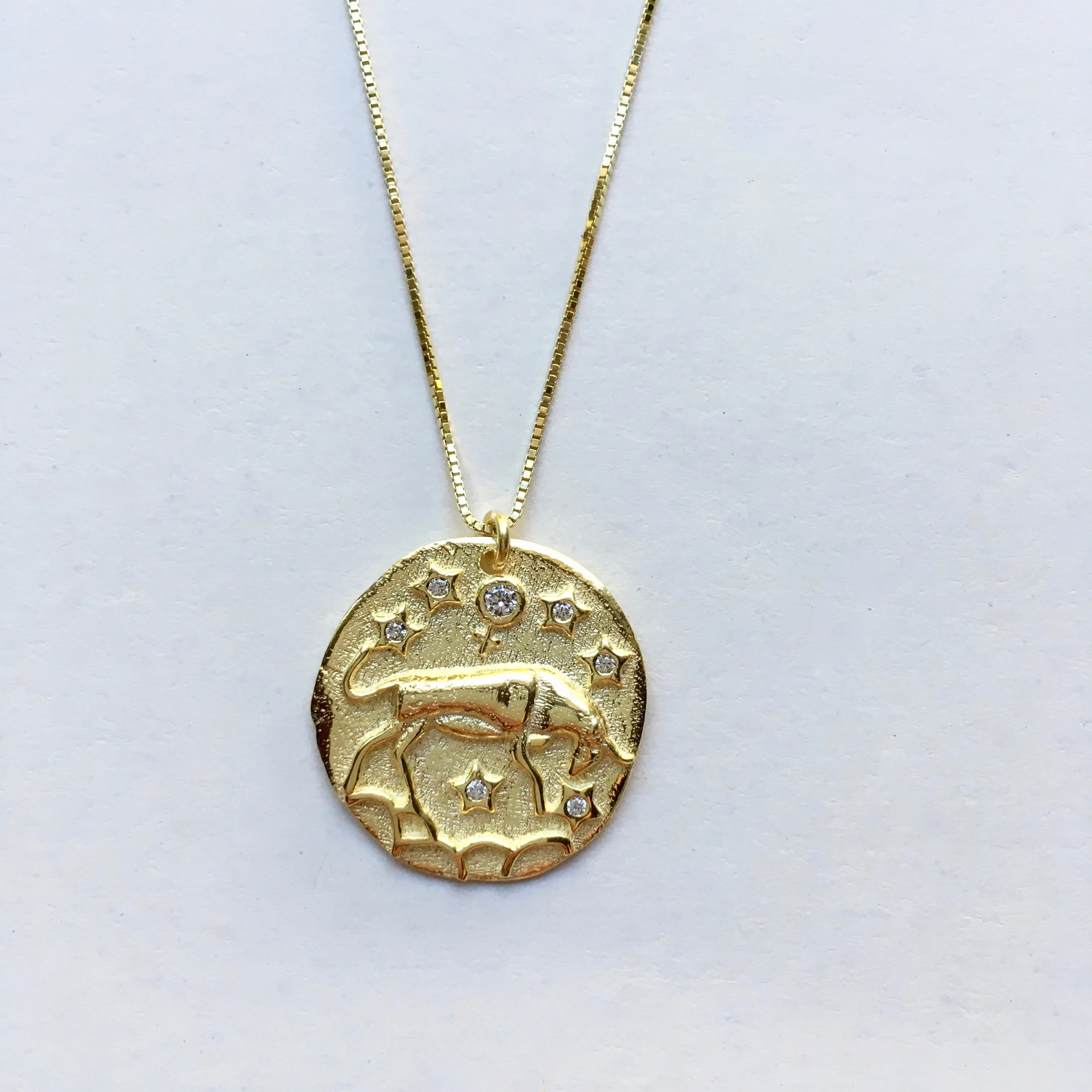 Sterling silver Astrology necklace, choose your zodiac sign!