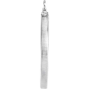 Sterling Silver Coin Edge Screw Top Frame for U.S. 50 Cent Coin