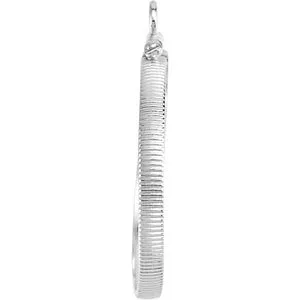 Sterling Silver Coin Edge Screw Top Frame for U.S. Susan Anthony Coin