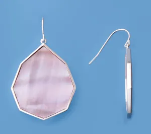 Sterling Silver Earrings with Mother of Pearl