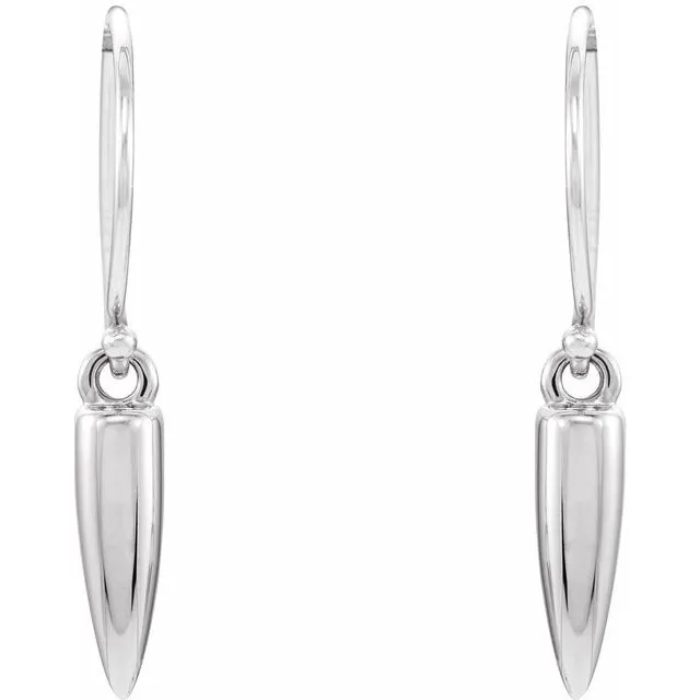 Sterling Silver Geometric Dangle Earrings