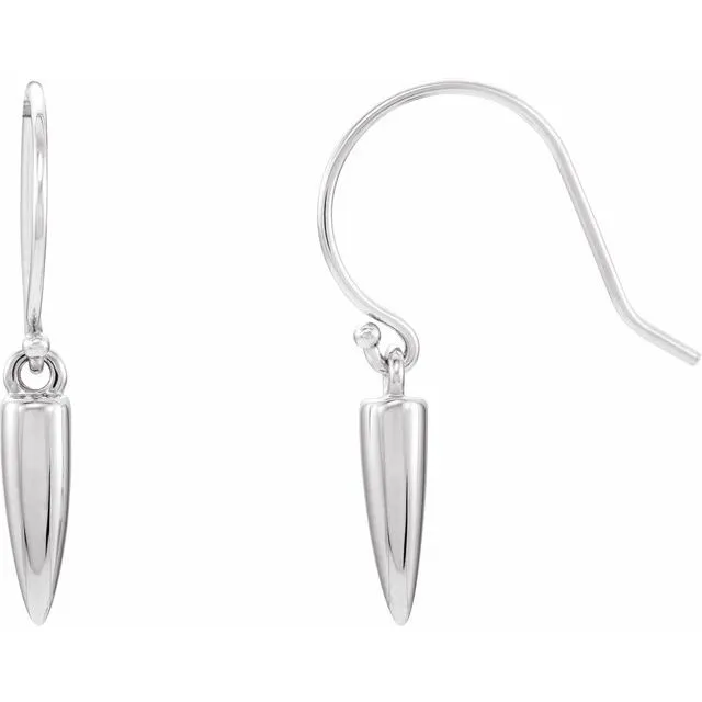 Sterling Silver Geometric Dangle Earrings