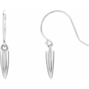 Sterling Silver Geometric Dangle Earrings