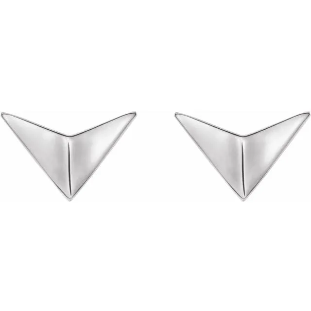 Sterling Silver Geometric Earrings