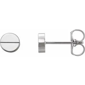 Sterling Silver Geometric Earrings