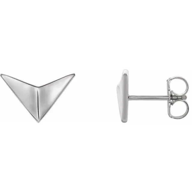 Sterling Silver Geometric Earrings