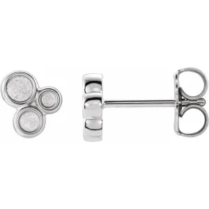 Sterling Silver Geometric Earrings