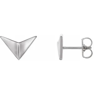 Sterling Silver Geometric Earrings