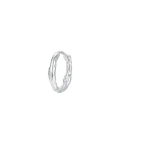 Sterling Silver Geometric Hoop Earrings