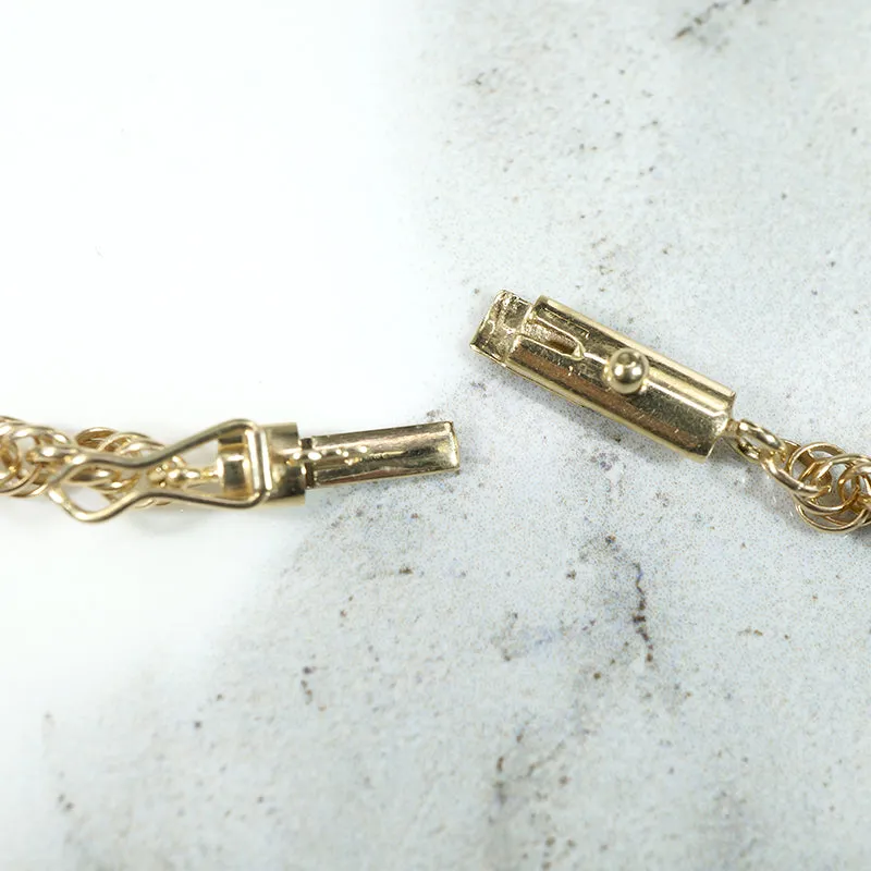 Substantial Italian 14k Gold Rope Chain