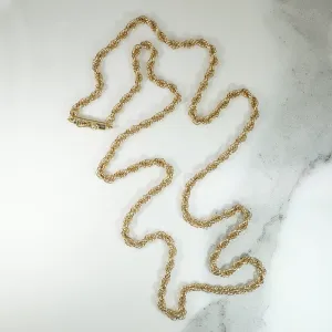 Substantial Italian 14k Gold Rope Chain
