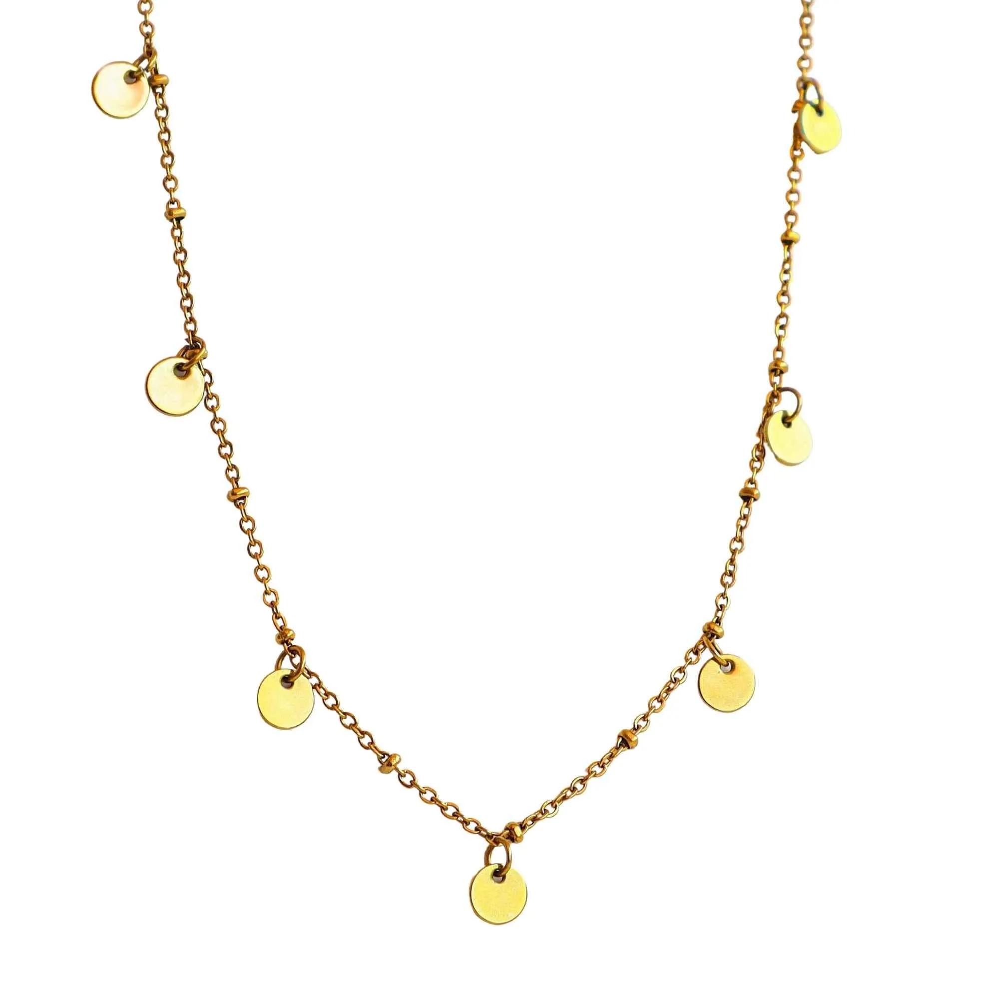 Summer Vibes Disc Necklace