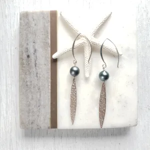 Tahitian Pearl Dangle Earrings