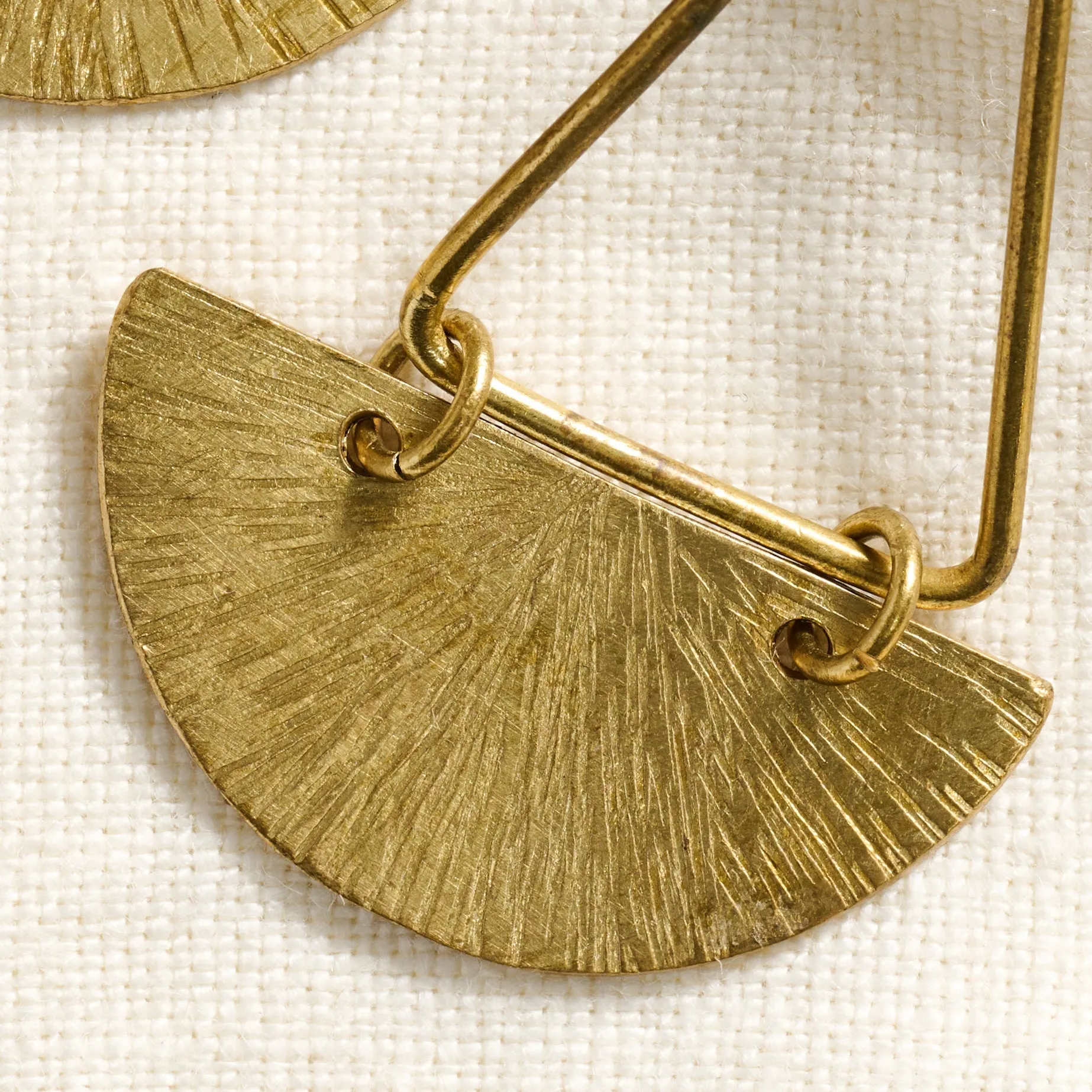 Tana Brass Post Earrings