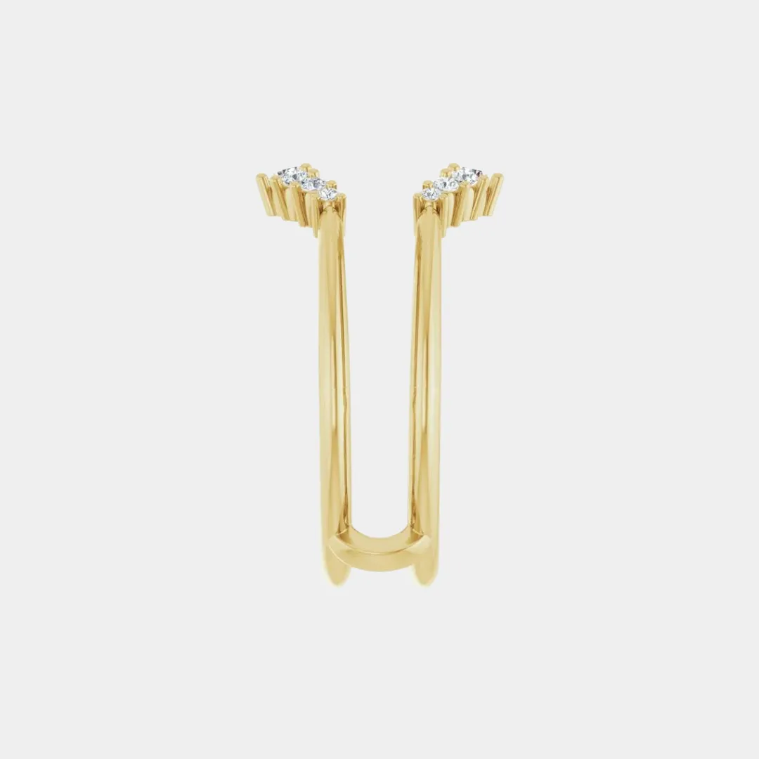 The Gold Lavender | Ring Guard