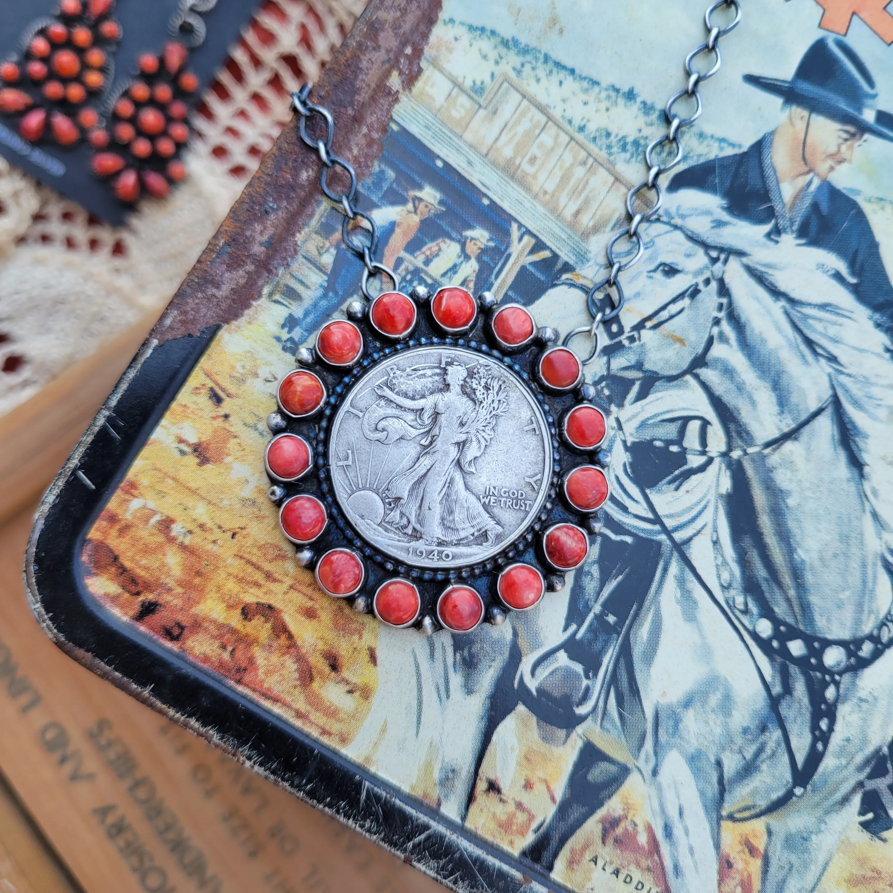 The Liberty Coin Cluster Necklace - Spiny