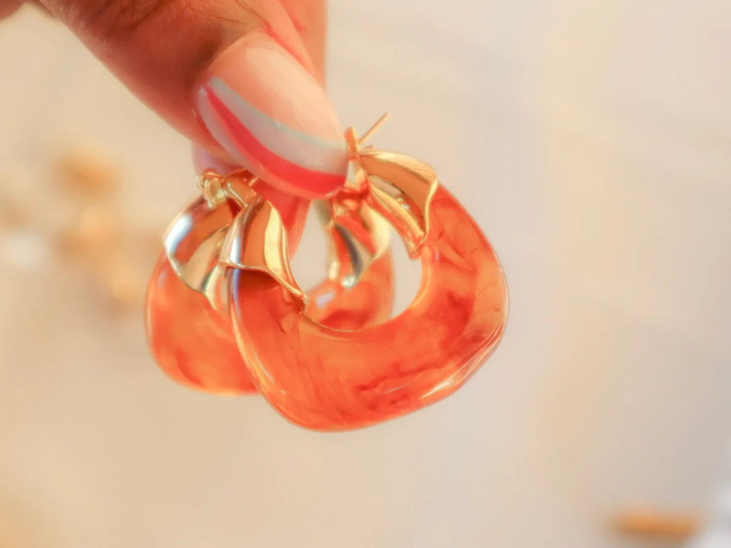The Luna Circle Earrings