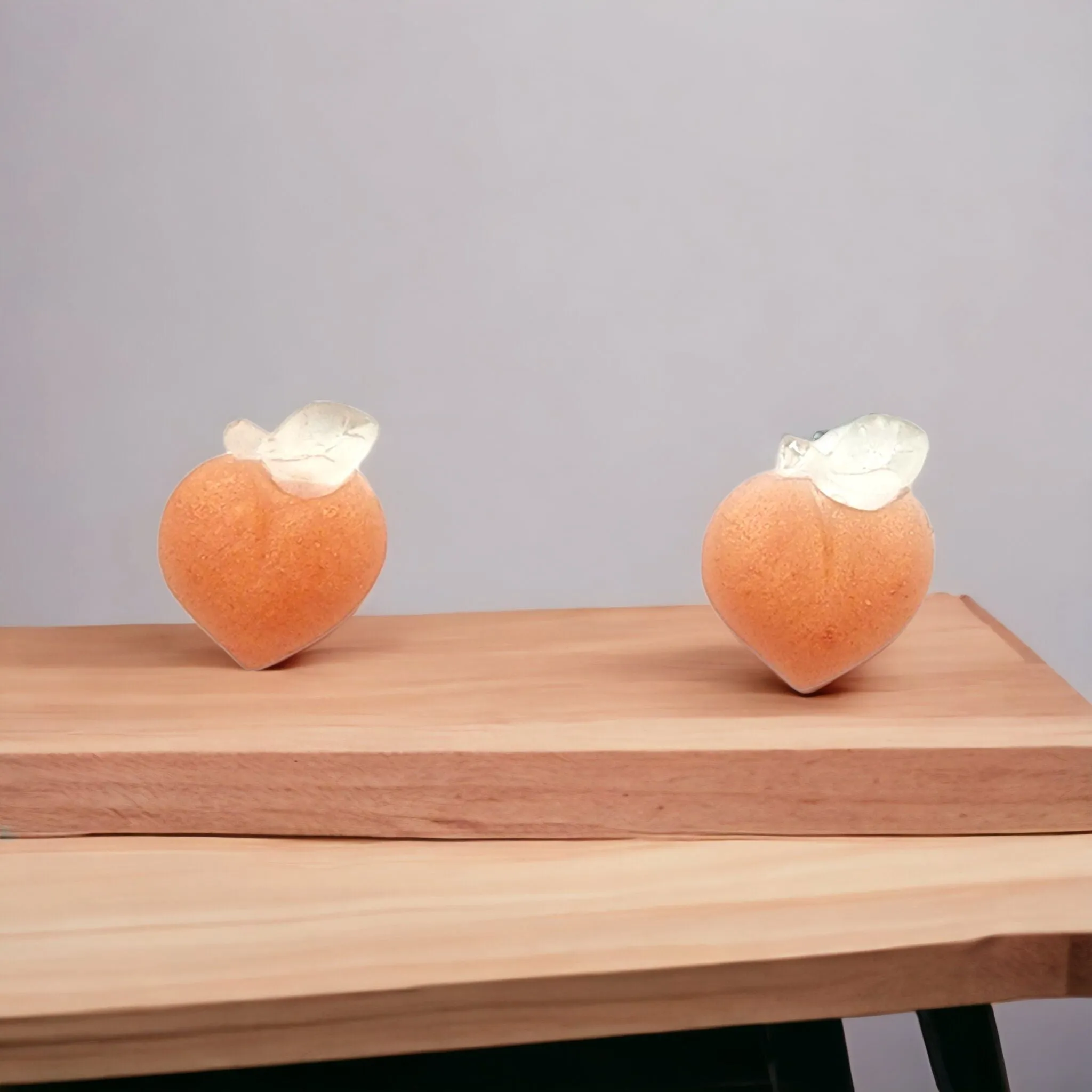 The Peachy Resin Earrings