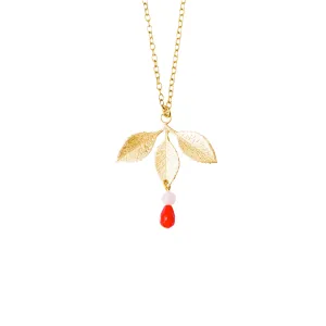 Three Leaf Necklace