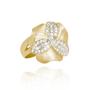 Three Petal Buttercup Ring