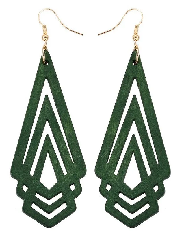 Timber Geometric Earrings