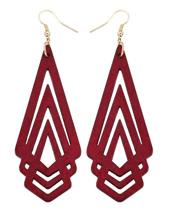 Timber Geometric Earrings