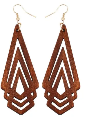 Timber Geometric Earrings