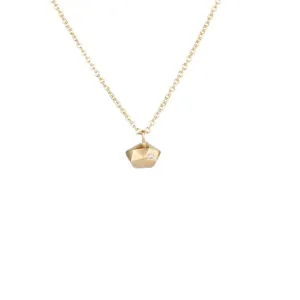 Tiny Fragment Diamond Vermeil Pendant