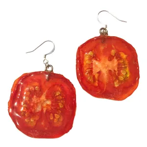 Tomato Earrings