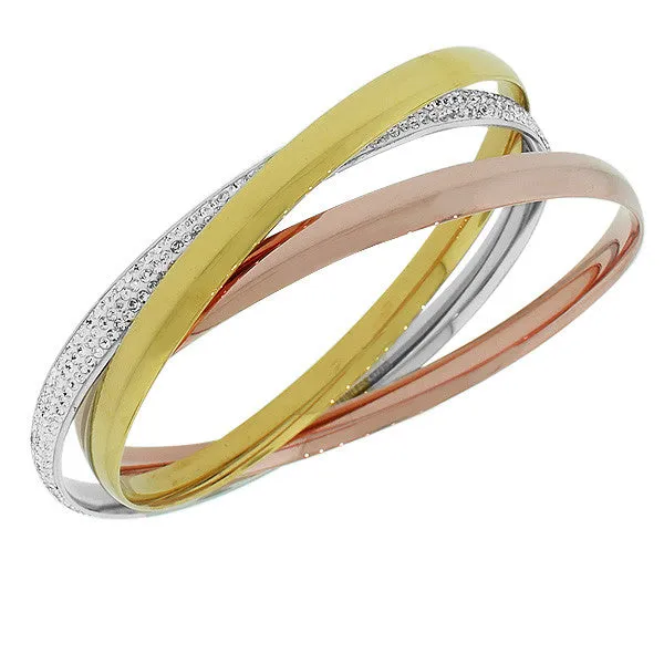Tri Bronze Bracelets