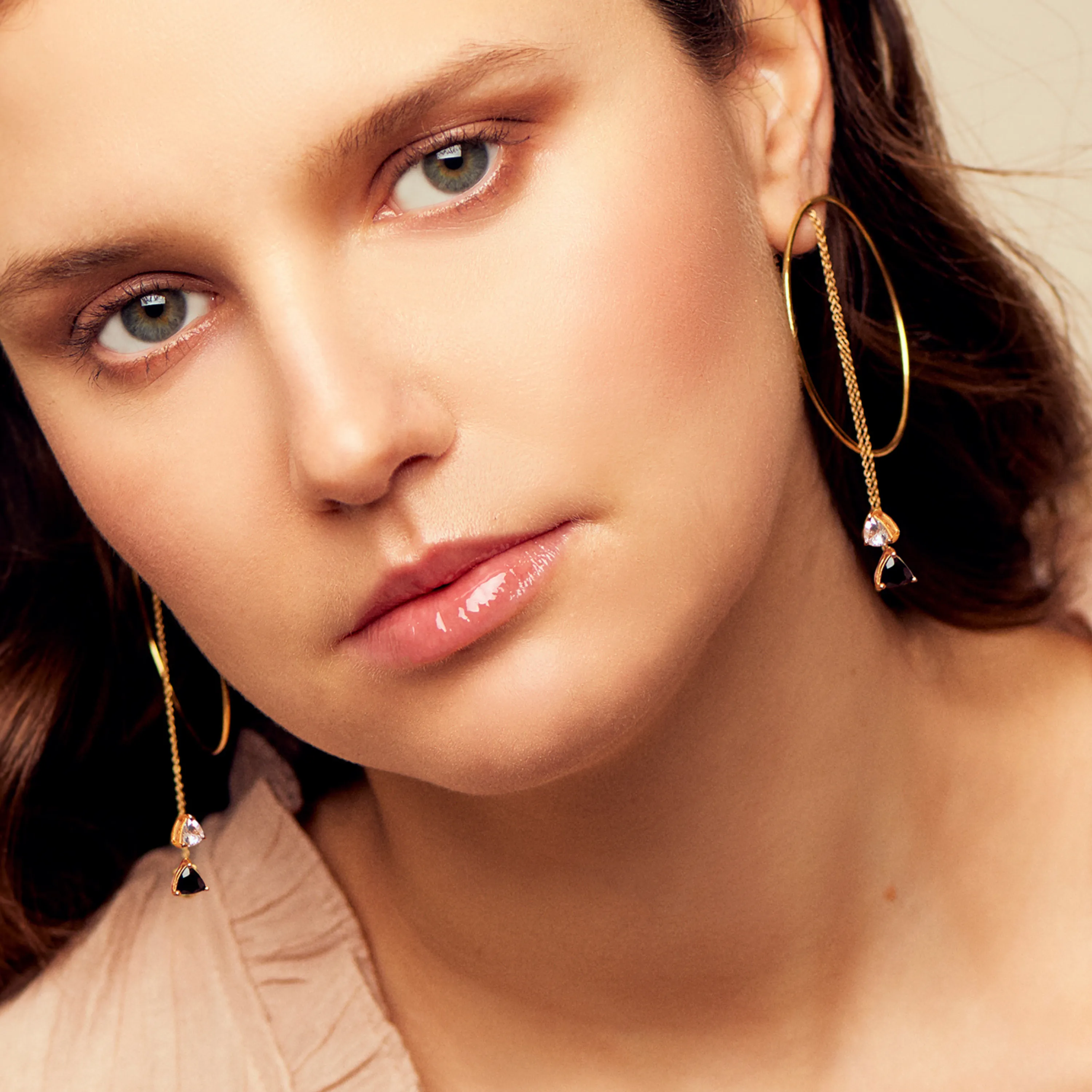 Triangle Drop Earrings