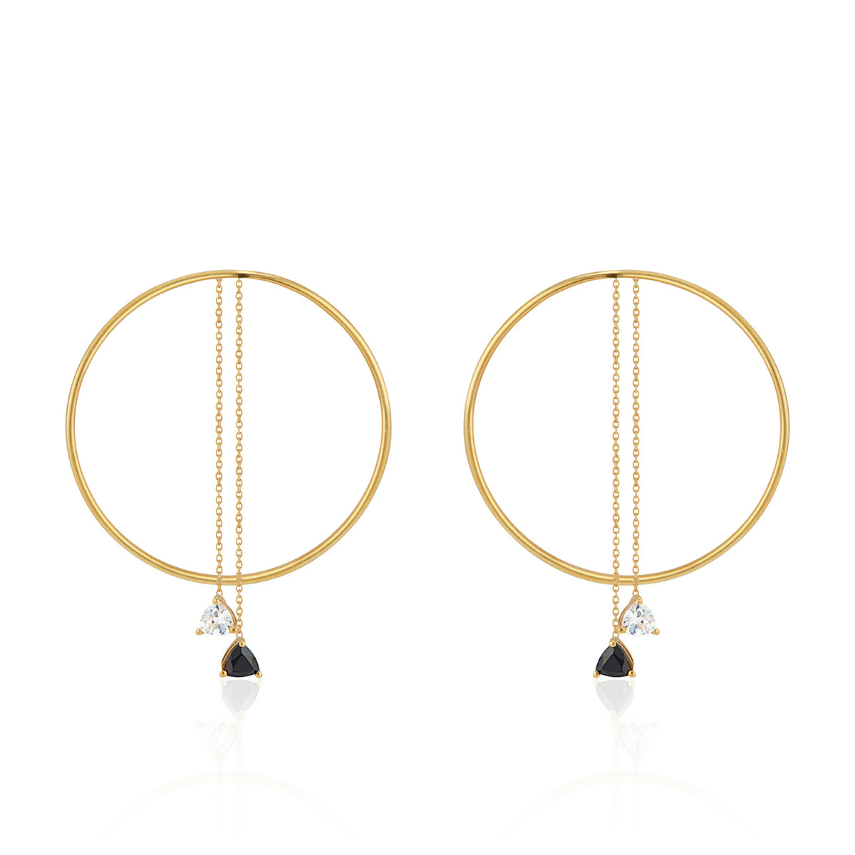 Triangle Drop Earrings