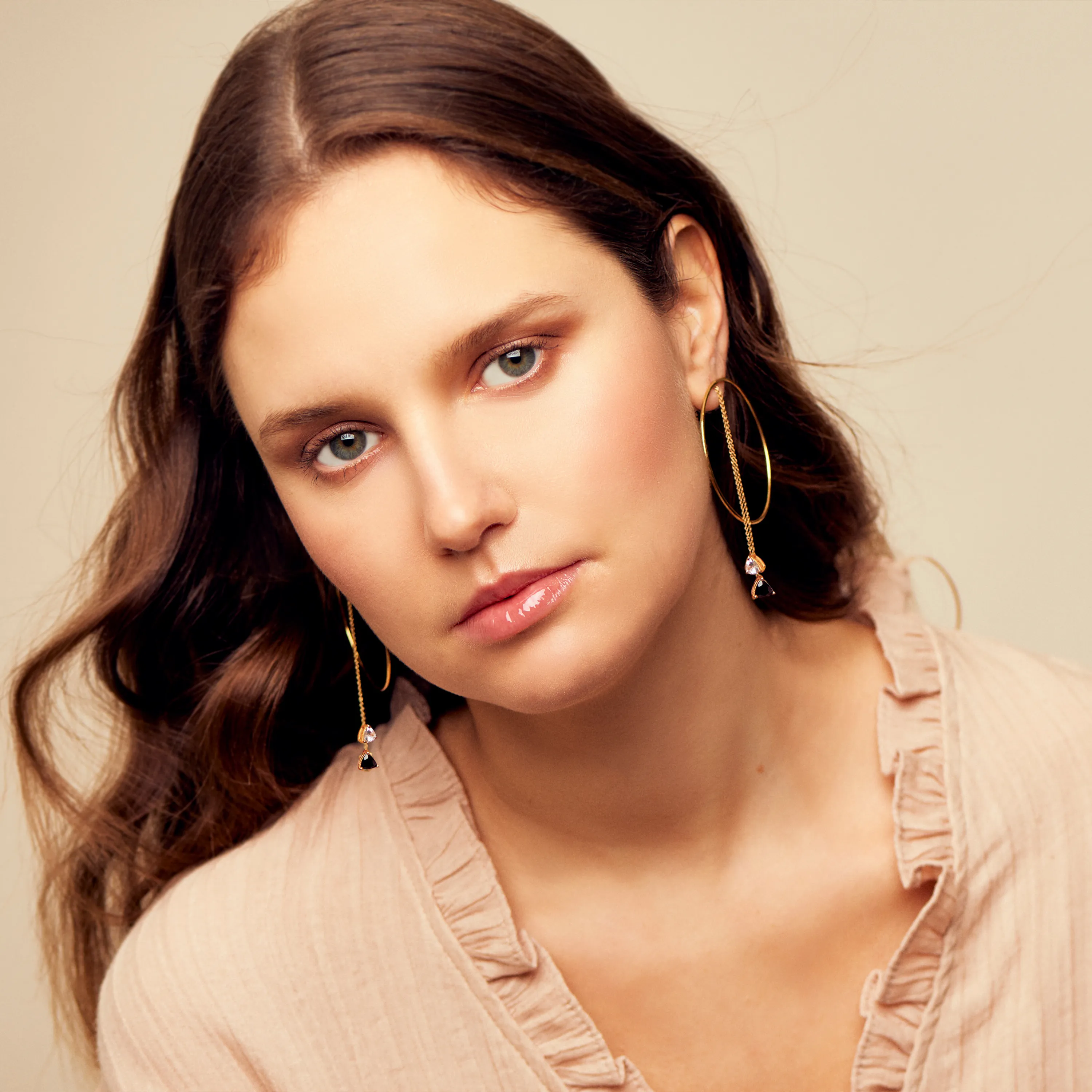 Triangle Drop Earrings