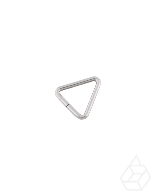 Triangular ring | Silver | inner size 25 mm (2 pieces)