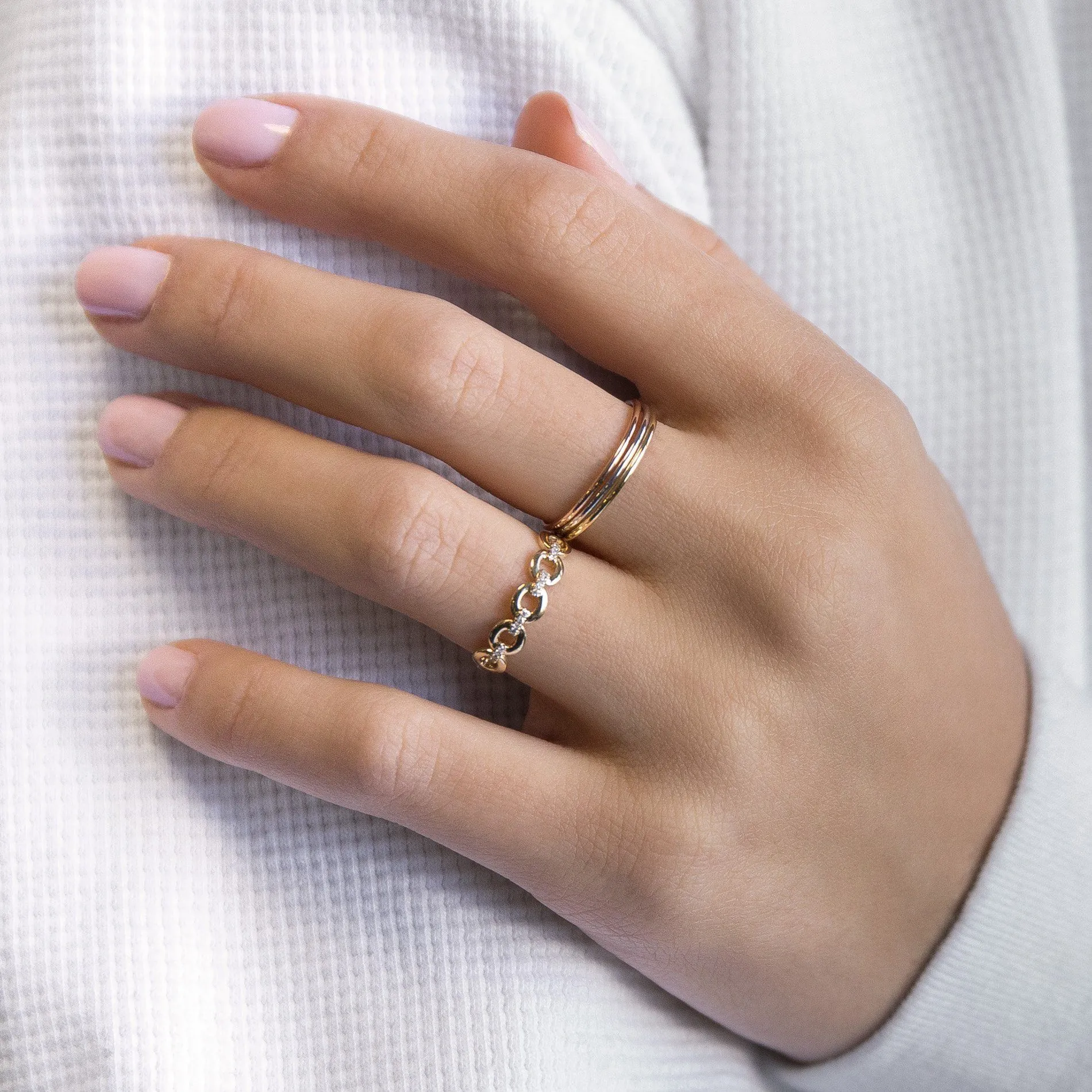 Trio Ring Set 14K