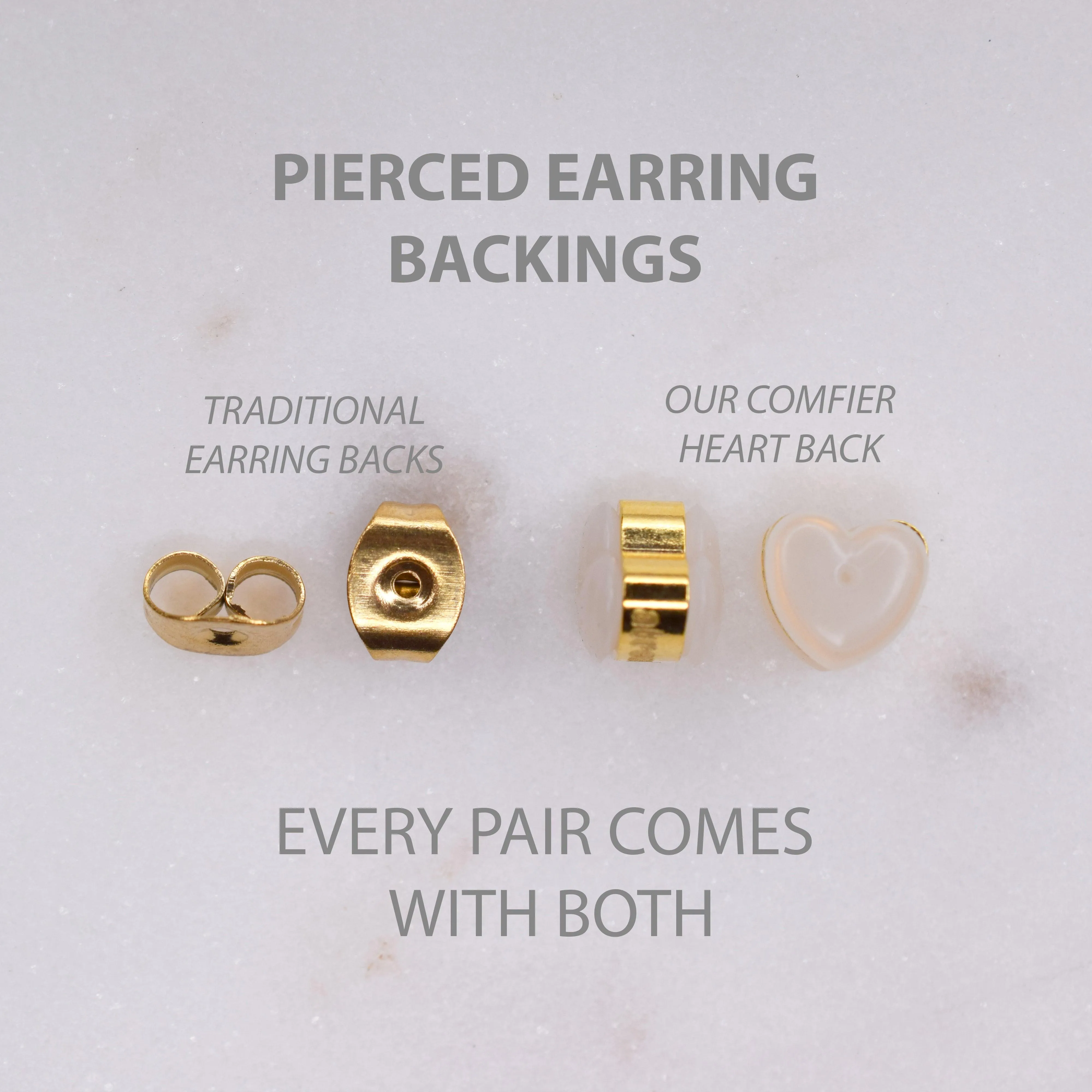 TRIPLE PEARL DANGLE EARRINGS IN GOLD