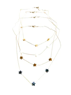 Triple Star Necklaces