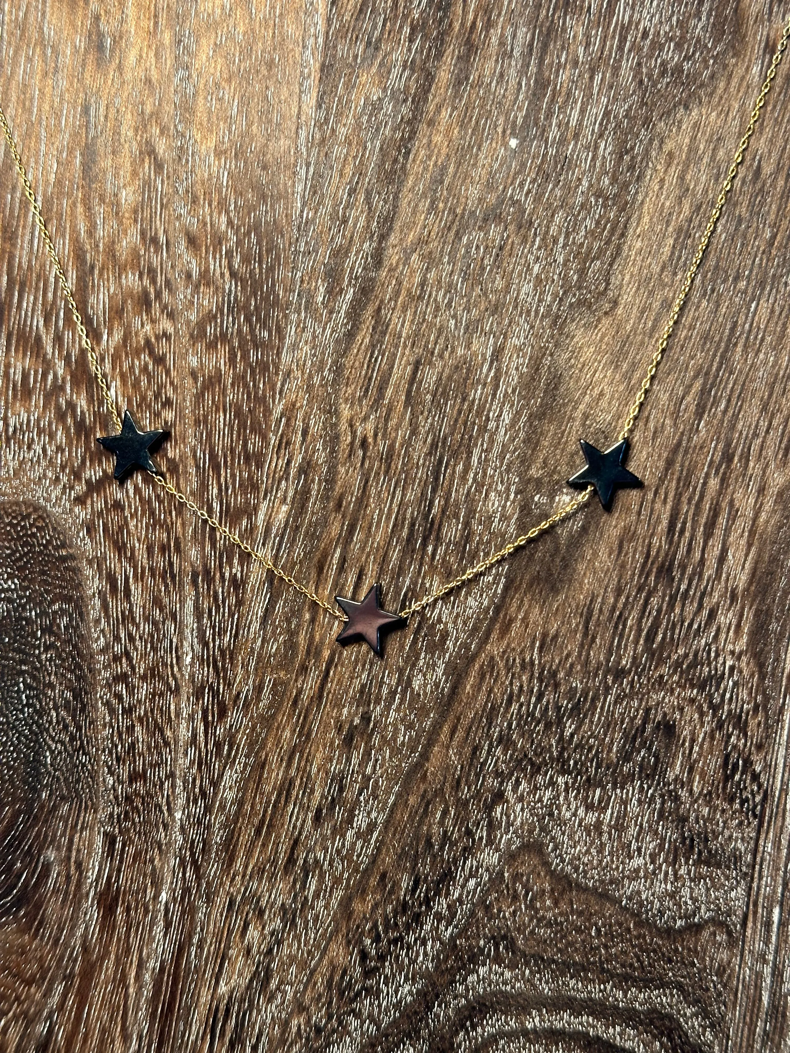 Triple Star Necklaces