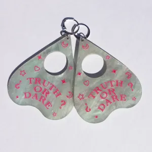 TRUTH OR DARE PLANCHETTE EARRINGS