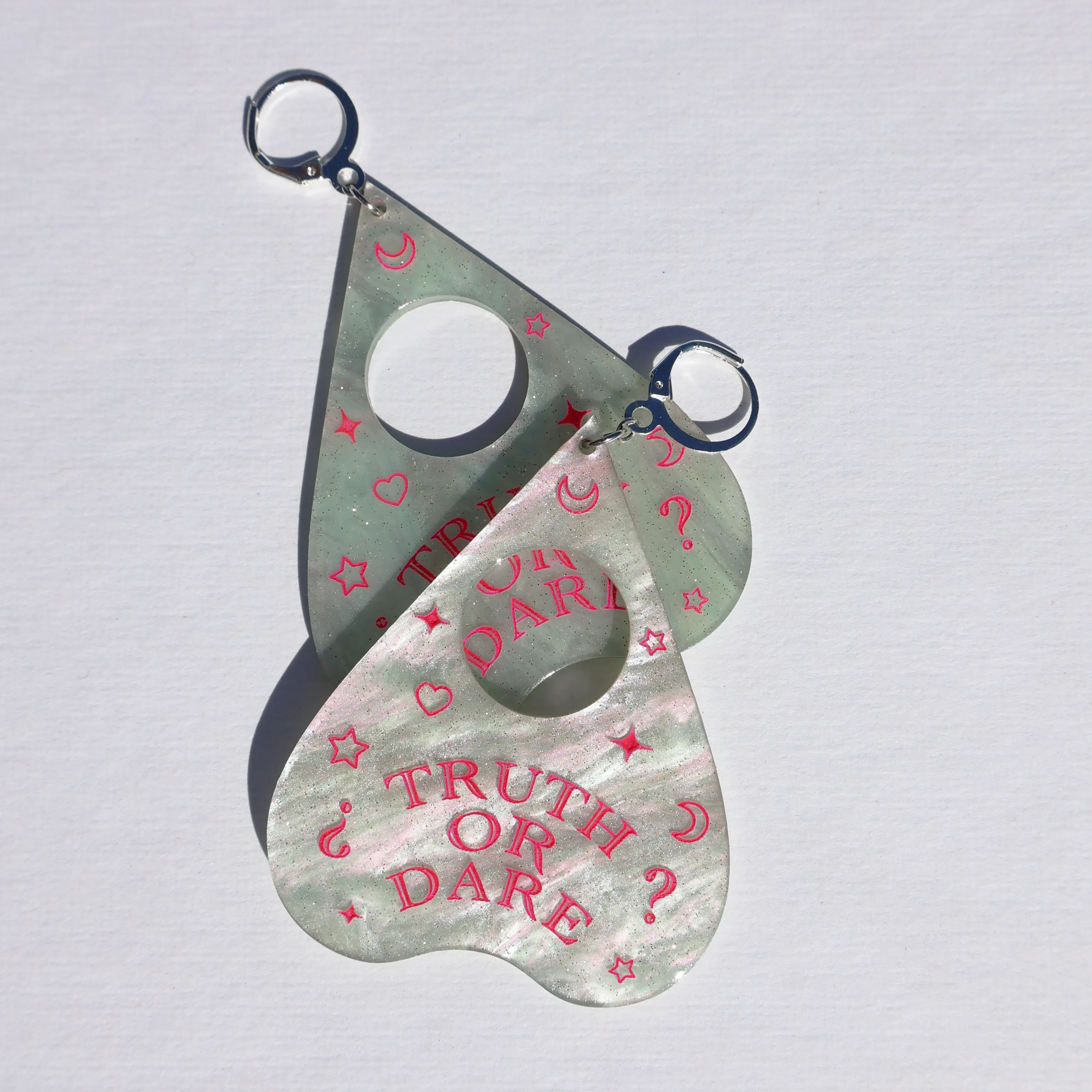 TRUTH OR DARE PLANCHETTE EARRINGS