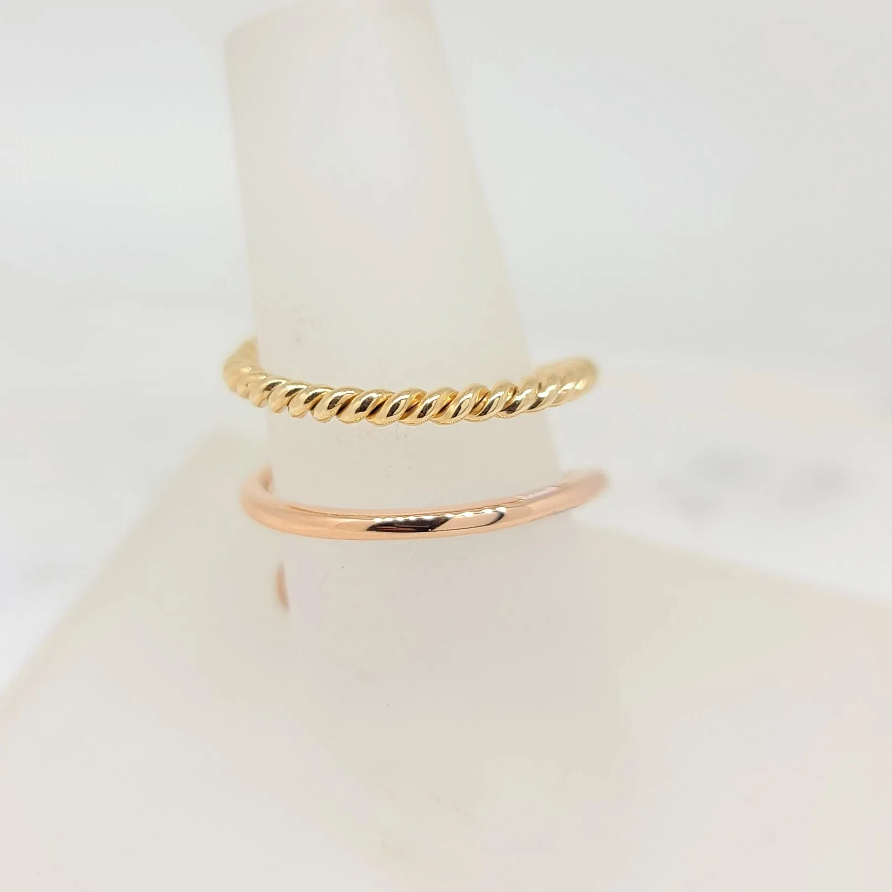 Two-Stone Bypass ring