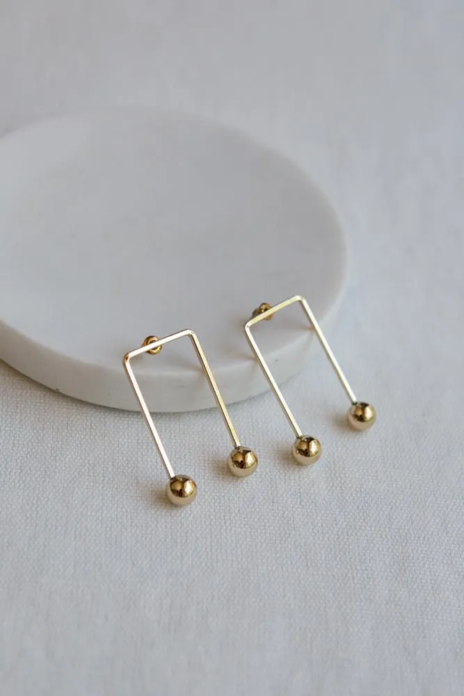 U Shaped Arch Earrings