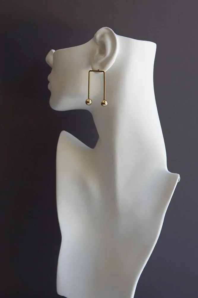 U Shaped Arch Earrings