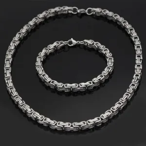Viking Stainless Steel King Chain   Bracelet