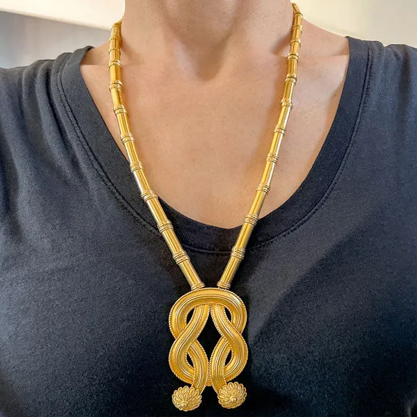 Vintage Lalaounis Knot Necklace