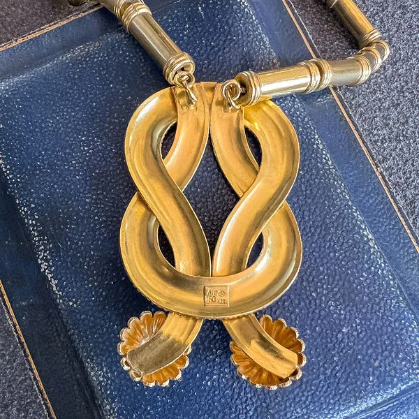 Vintage Lalaounis Knot Necklace