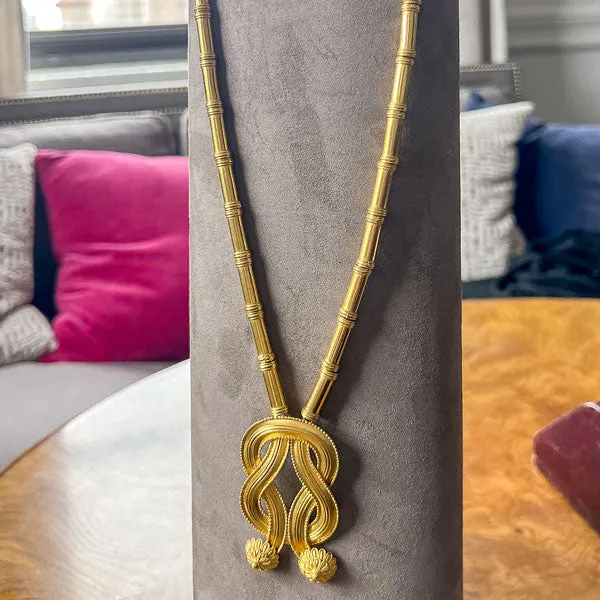 Vintage Lalaounis Knot Necklace